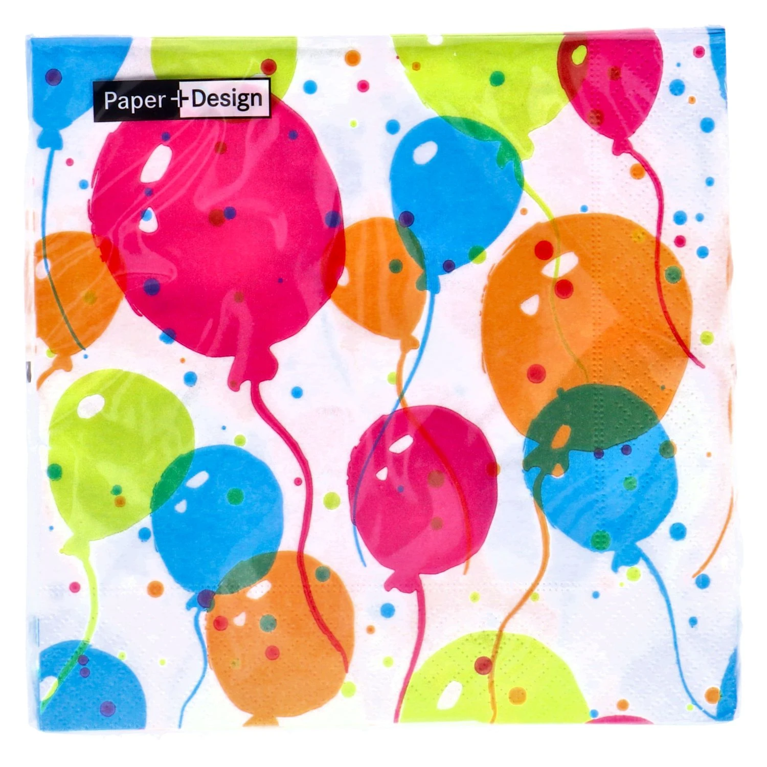 Servetten Splash Balloons 33x33 Cm 3 Servetten Splash Balloons 33x33 Cm