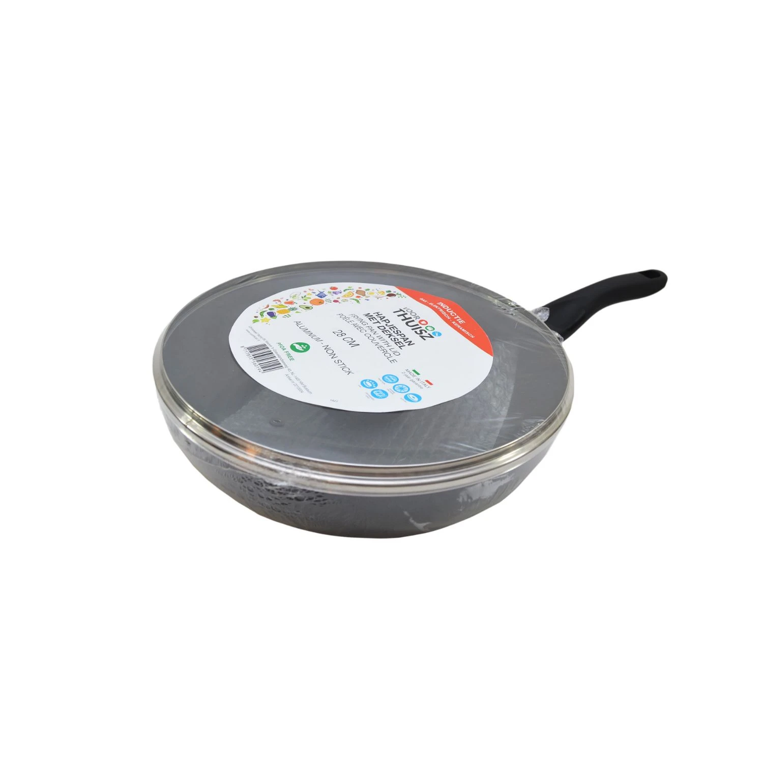 Thuisz Como Hapjespan Met Deksel Ø28 Cm Inductie (voor Alle Warmtebronnen) 3 Thuisz Como Hapjespan Met Deksel Ø28 Cm Inductie (voor Alle Warmtebronnen)