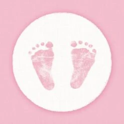 Ambiente Servetten 25 Cm Baby Stappen Meisje FSC Mix