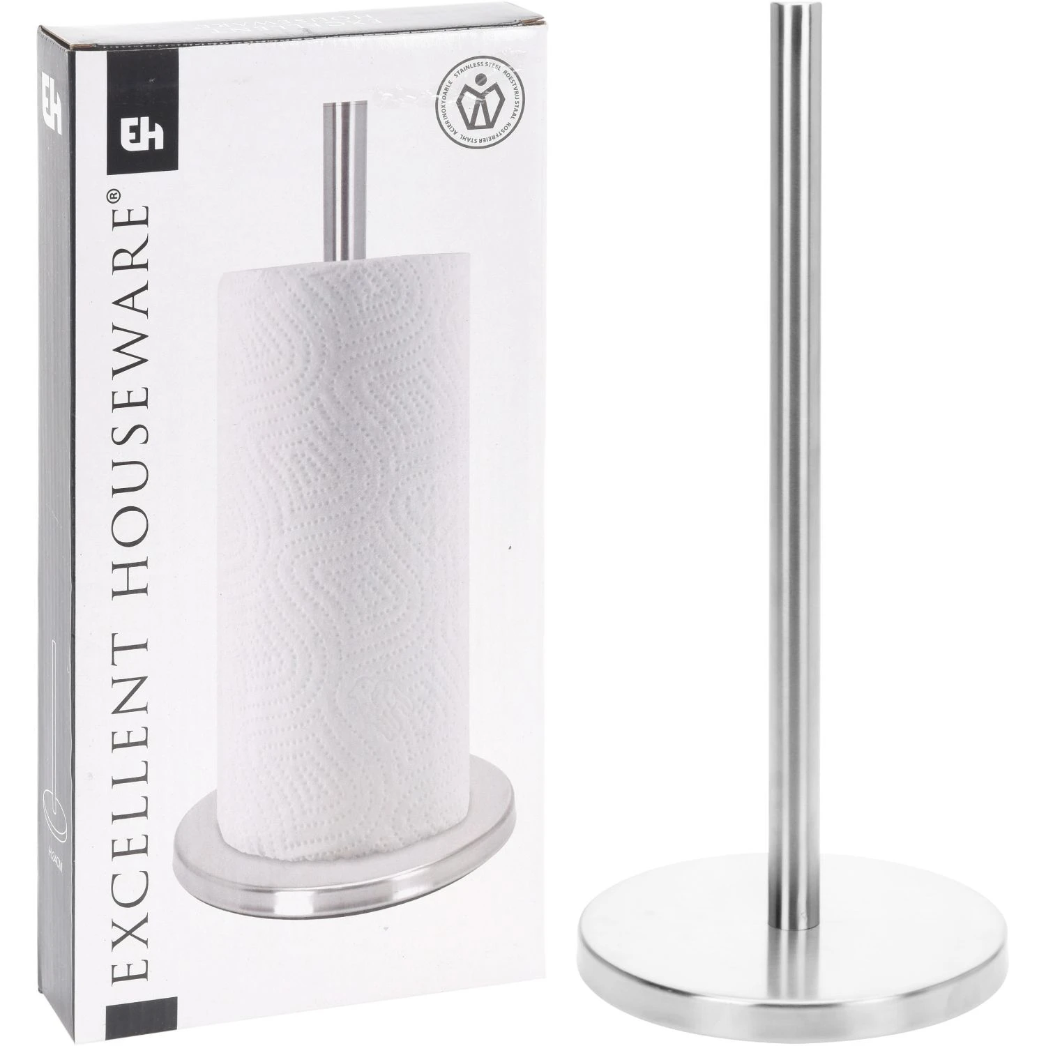 Excellent Houseware Keukenrolhouder Staand 5 Excellent Houseware Keukenrolhouder Staand - Afbeelding 3