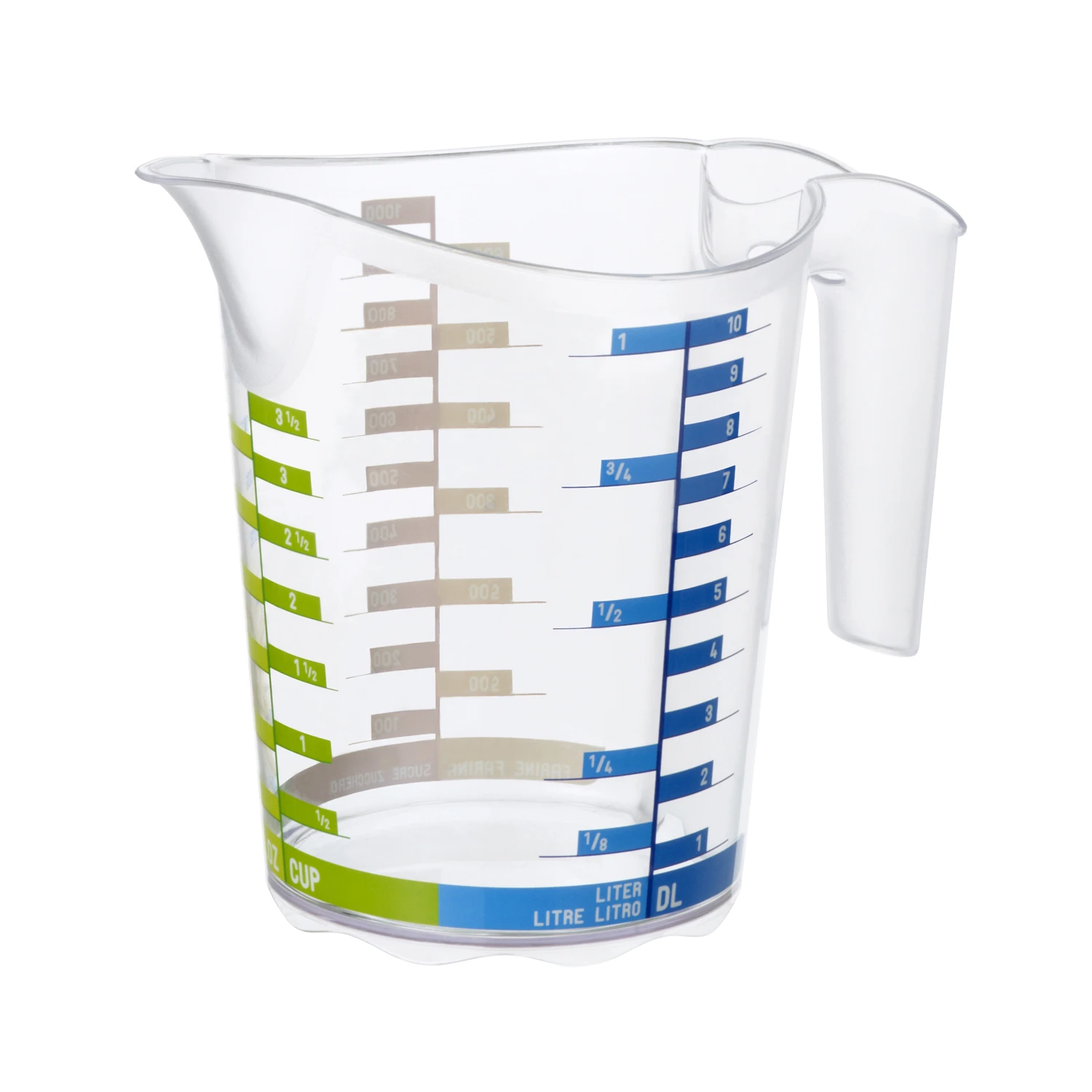 Maatbeker 1L Domino Rotho 3 Maatbeker 1L Domino Rotho