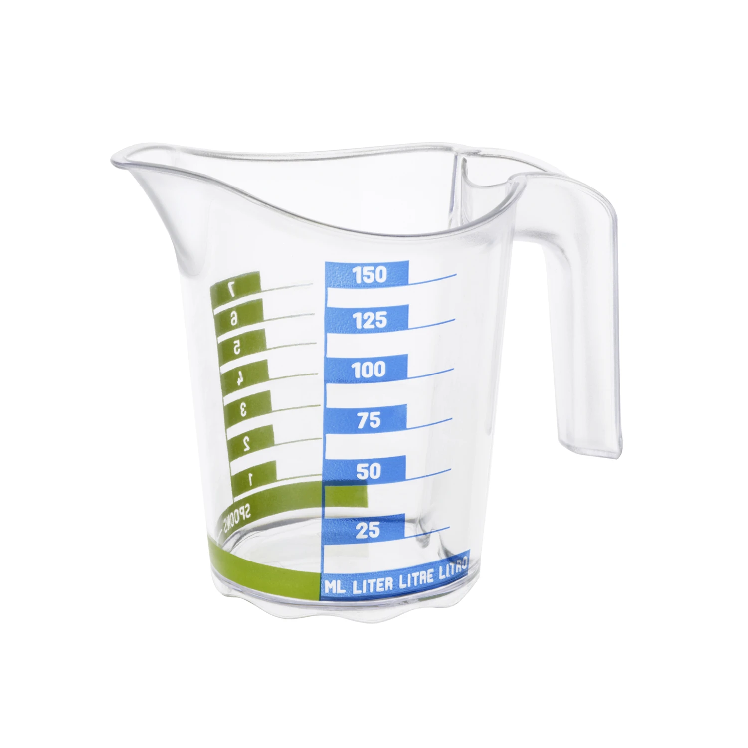 Maatbeker 0,15L Domino Rotho 3 Maatbeker 0,15L Domino Rotho