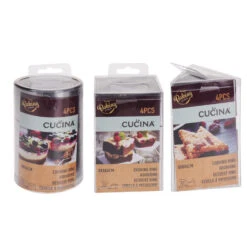 Merkloos Bakringen Set Van 4 3 Assorti Vormen -Default Template 2 101 5517 4