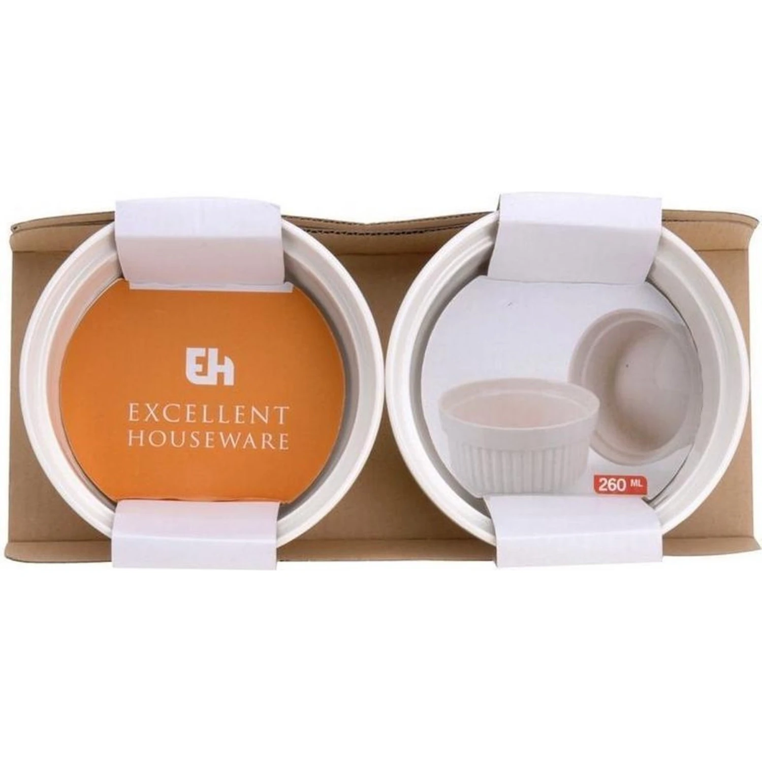 Excellent Houseware Ovenschaaltjes Ø11 X 4,8 Cm 4 Excellent Houseware Ovenschaaltjes Ø11 X 4,8 Cm - Afbeelding 2