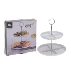 Excellent Houseware Etagere 2-laags Porselein -Default Template 2 101 6978 3 1