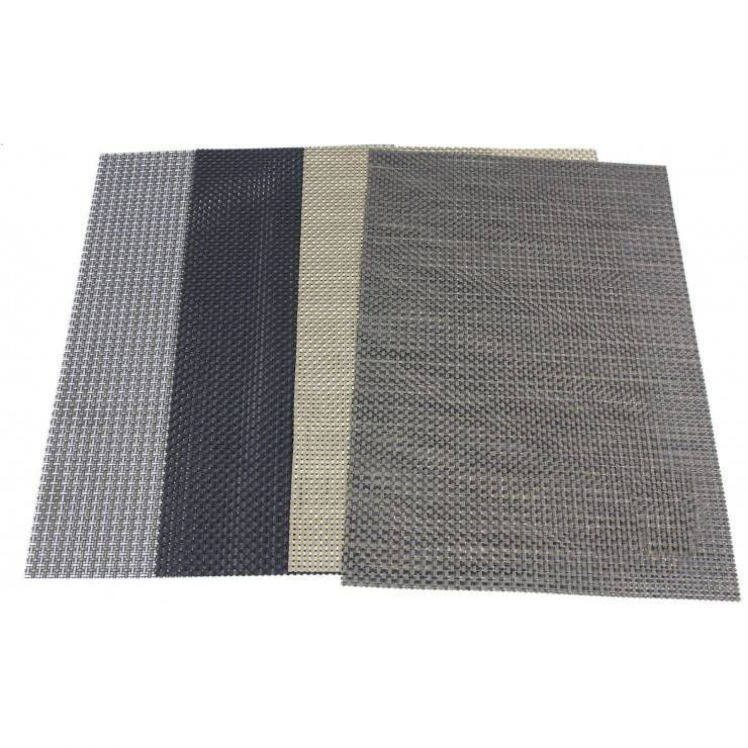 Placemat 30x45cm Poly Gevlochten Assorti 3 Placemat 30x45cm Poly Gevlochten Assorti