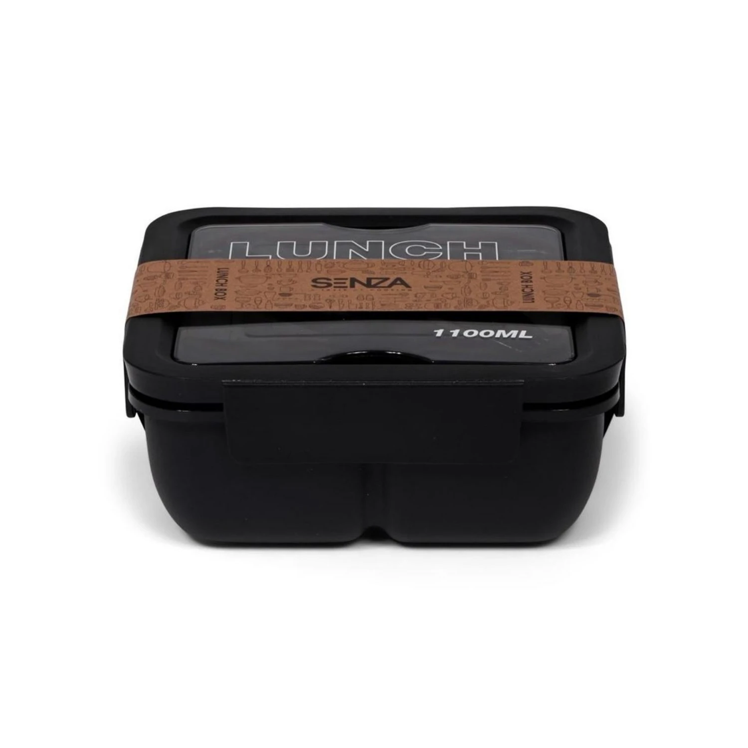 Senza Lunch Box 1100 Ml Tarwestro Zwart 4 Senza Lunch Box 1100 Ml Tarwestro Zwart - Afbeelding 2