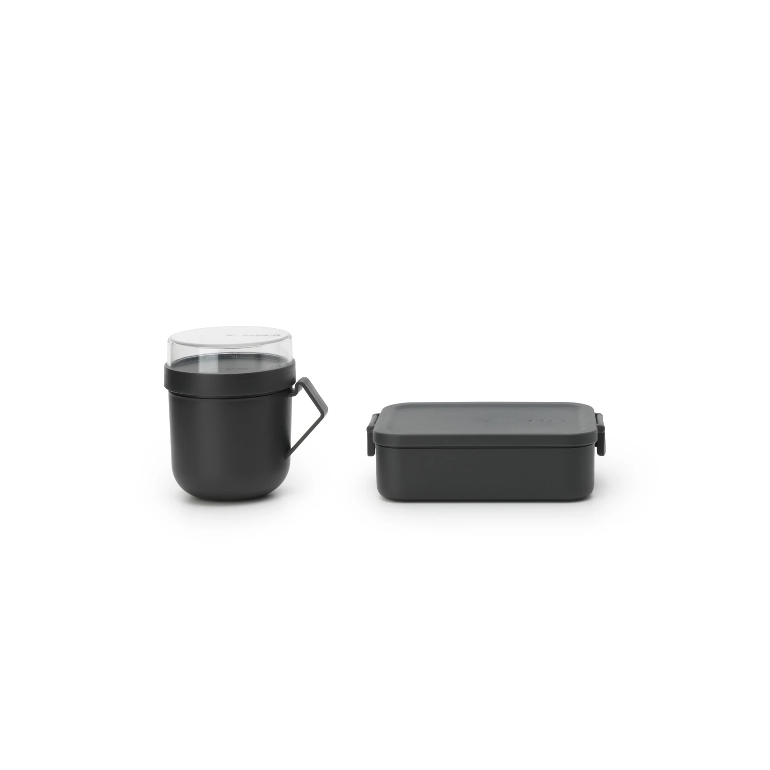 Brabantia Make En Take Lunchset 2 Delig Dark Grey 5 Brabantia Make En Take Lunchset 2 Delig Dark Grey - Afbeelding 3