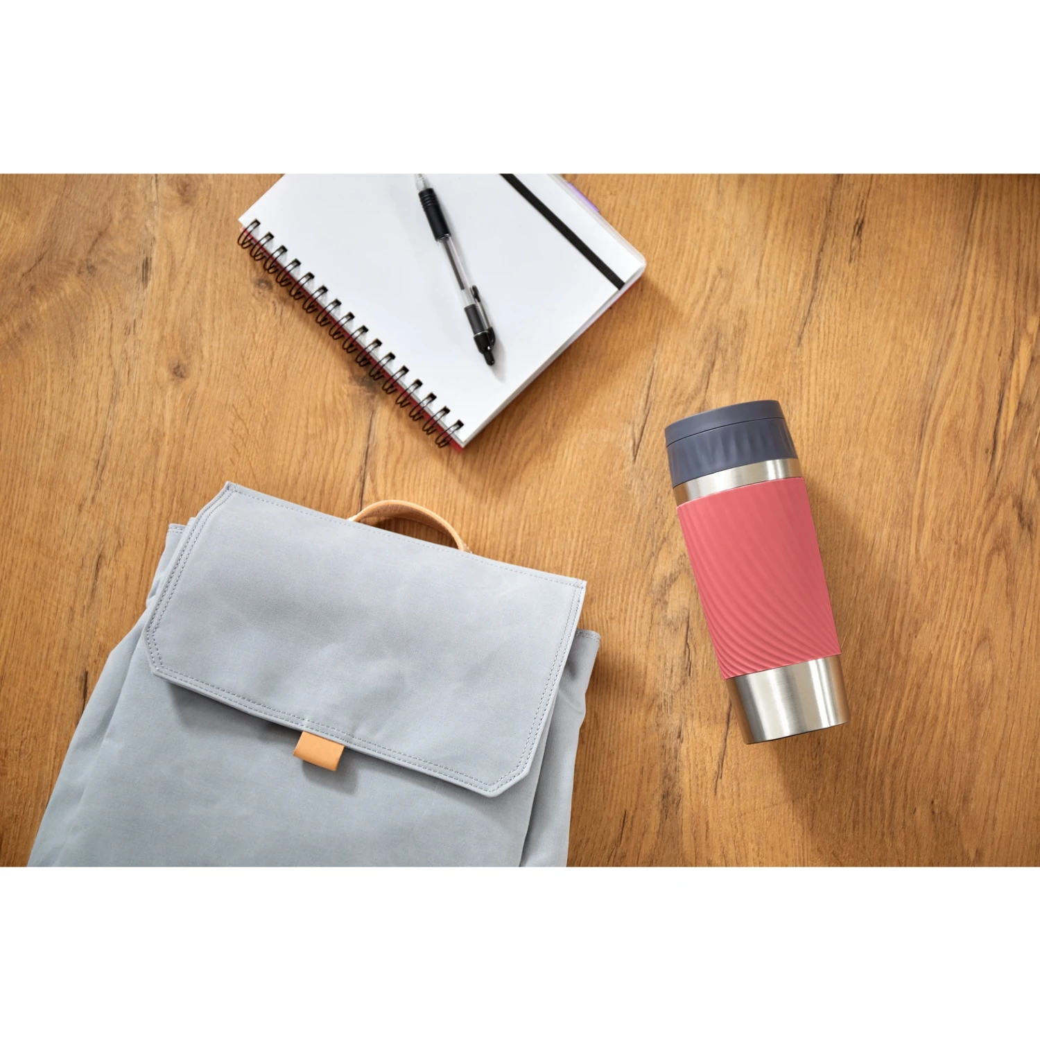 Tefal Travel Mug EasyTwist Isoleerbeker Koraalrood 10 Tefal Travel Mug EasyTwist Isoleerbeker Koraalrood - Afbeelding 8