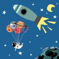 Servetten Space 33x33 Cm 7 Servetten Space 33x33 Cm -Default Template 2 105 5148 1