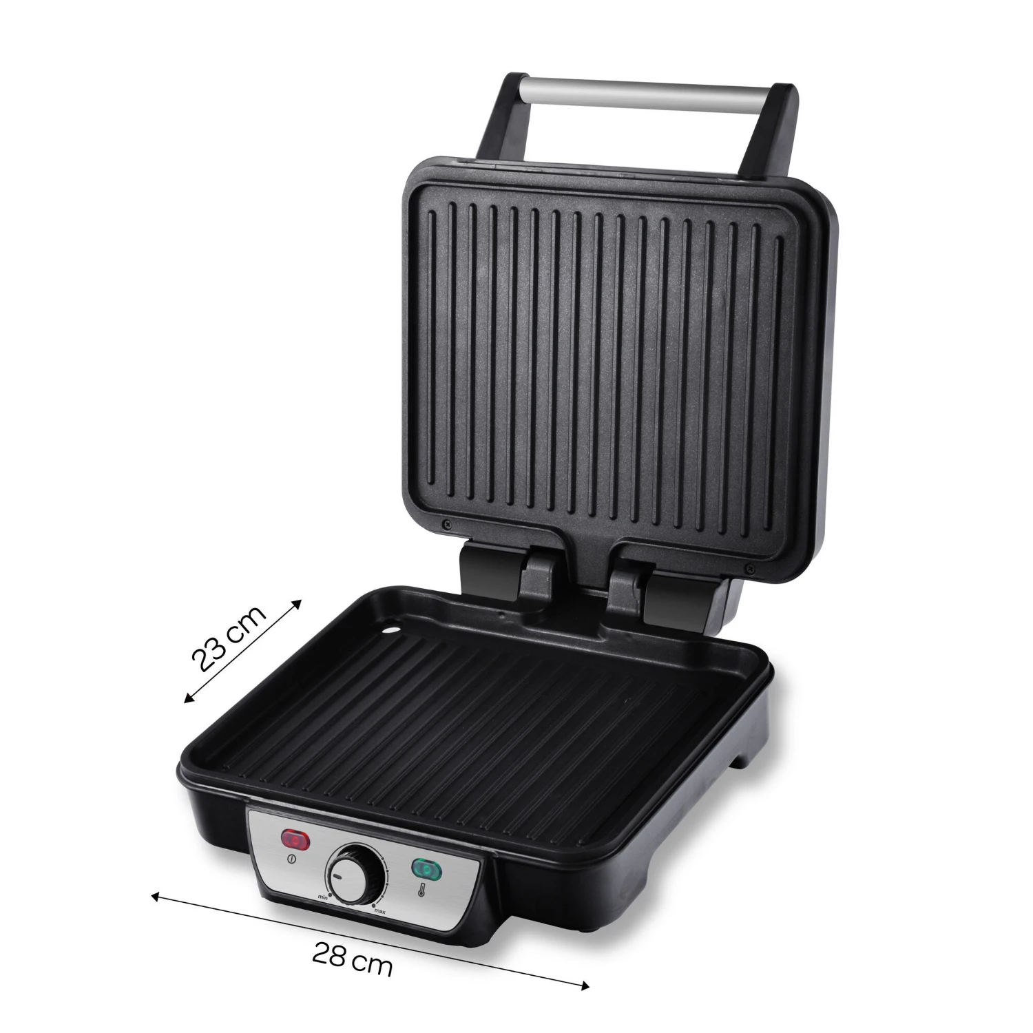 Inventum Contactgrill CG618 1800W Zwart 7 Inventum Contactgrill CG618 1800W Zwart - Afbeelding 5