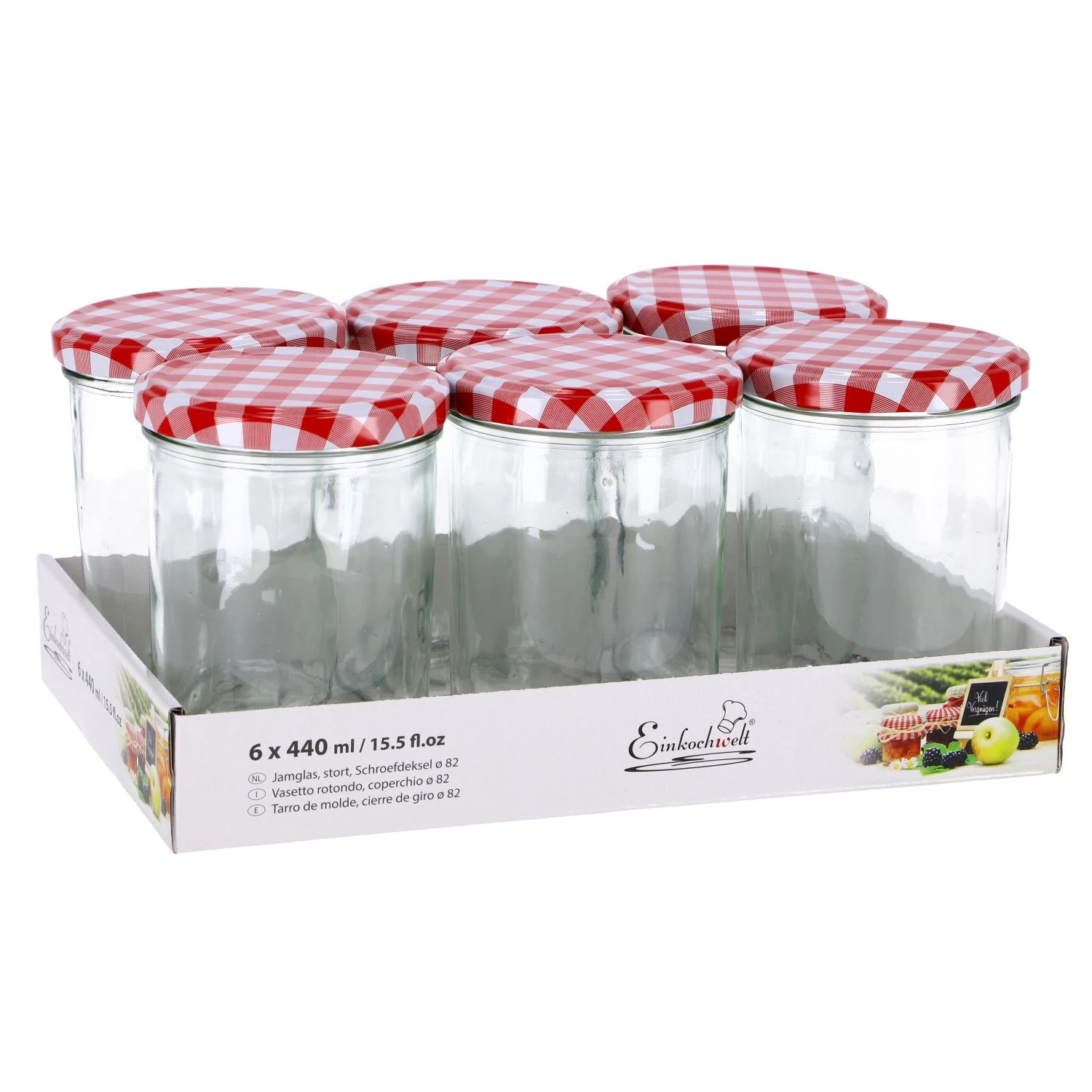 Weck Potjes 6 Stuks 44 Cl 5 Weck Potjes 6 Stuks 44 Cl - Afbeelding 3